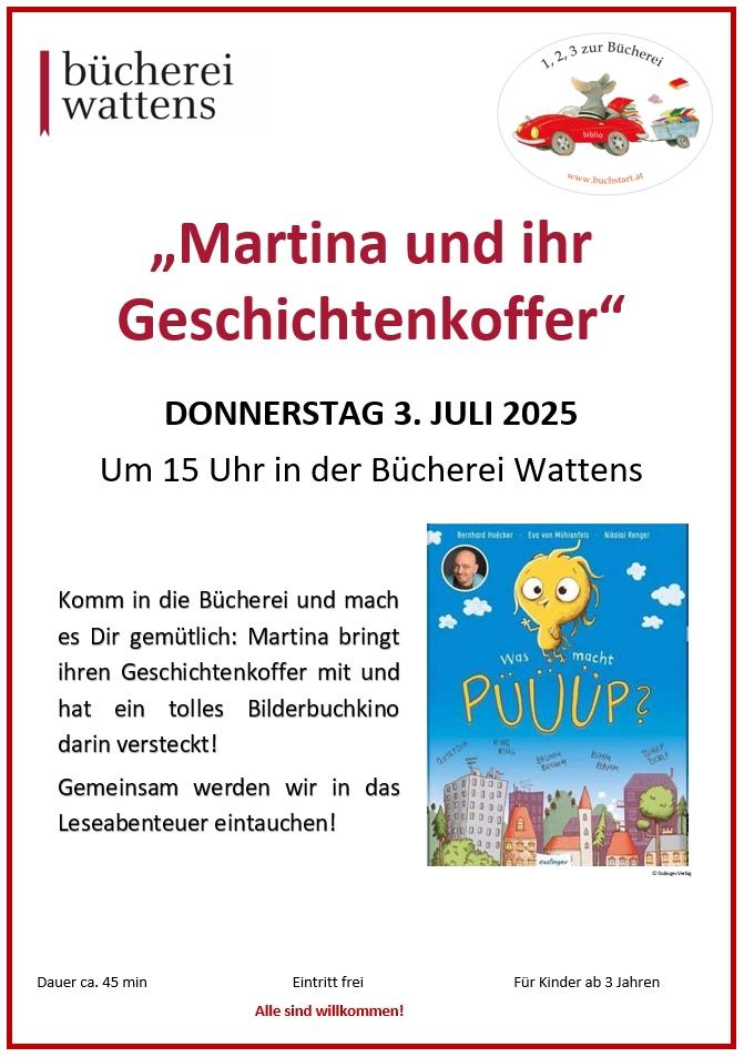 Veranstaltung Martinas Geschichtenkoffer