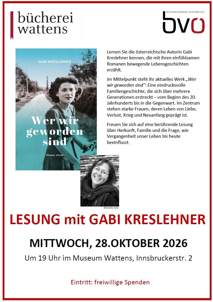 Lesung Gabi Kreslehner