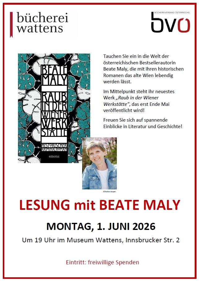 Lesung Beate Maly