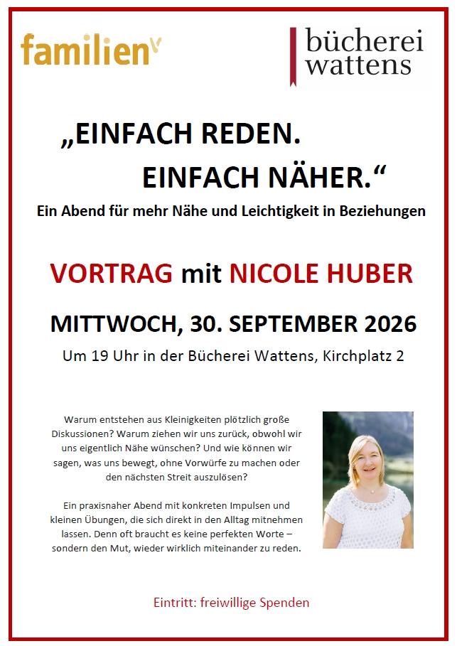 Vortrag Nicole Huber