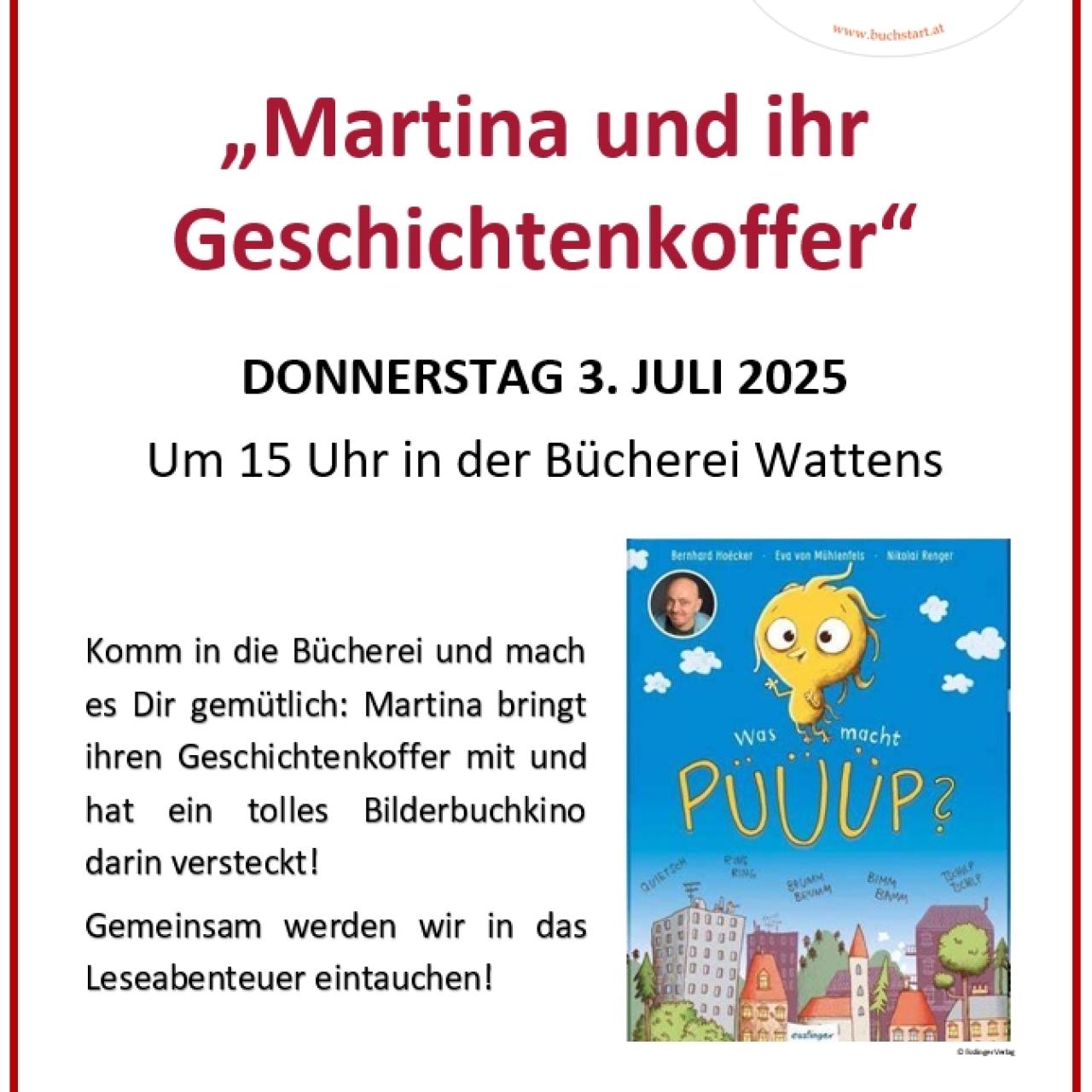Veranstaltung Martinas Geschichtenkoffer