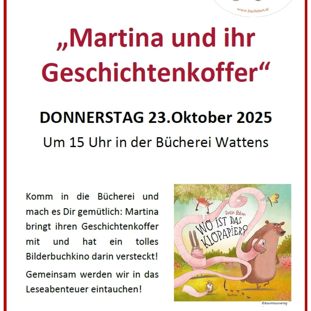 Martina und ihr Geschichtenkoffer
